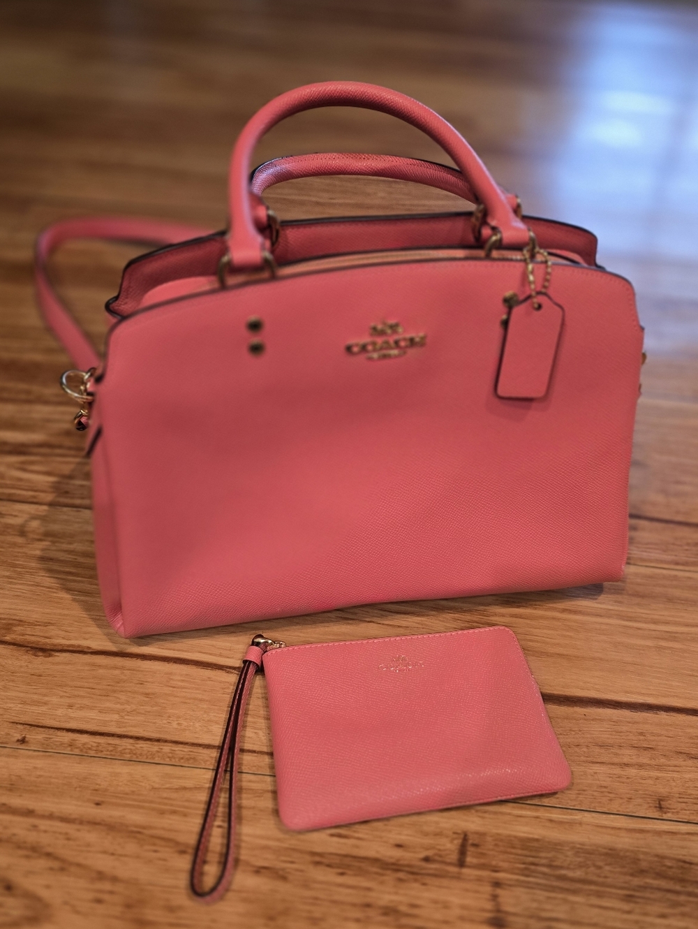 ✨ Coach Lillie Carryall + Matching Wristlet Wallet – NWT ✨ - Picture 10 of 10
